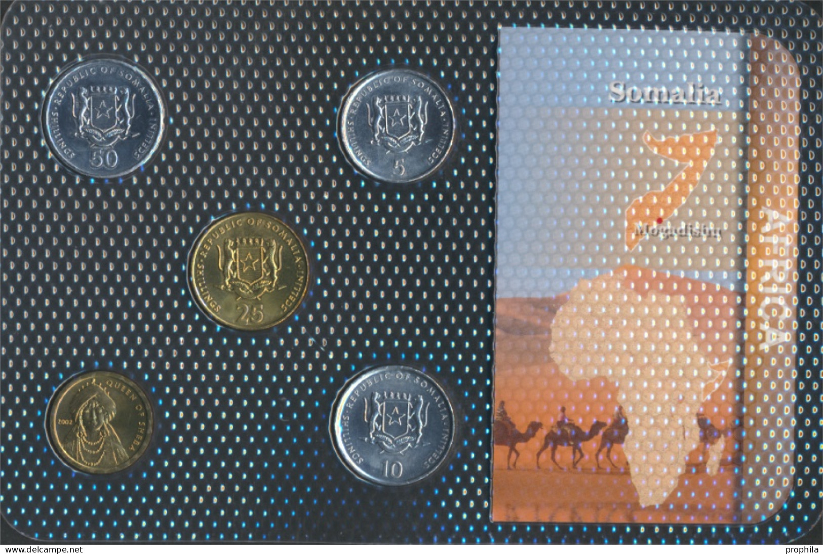 Somalia Stgl./unzirkuliert Kursmünzen Stgl./unzirkuliert Ab 1999 5 Shillings Bis 100 Shillings (10091995 - Somalie