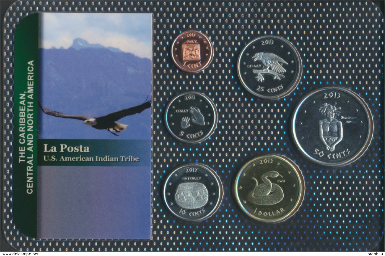 USA 2013 Stgl./unzirkuliert Kursmünzen 2013 1 Cent Bis 1 Dollar La Posta (10092469 - Mint Sets