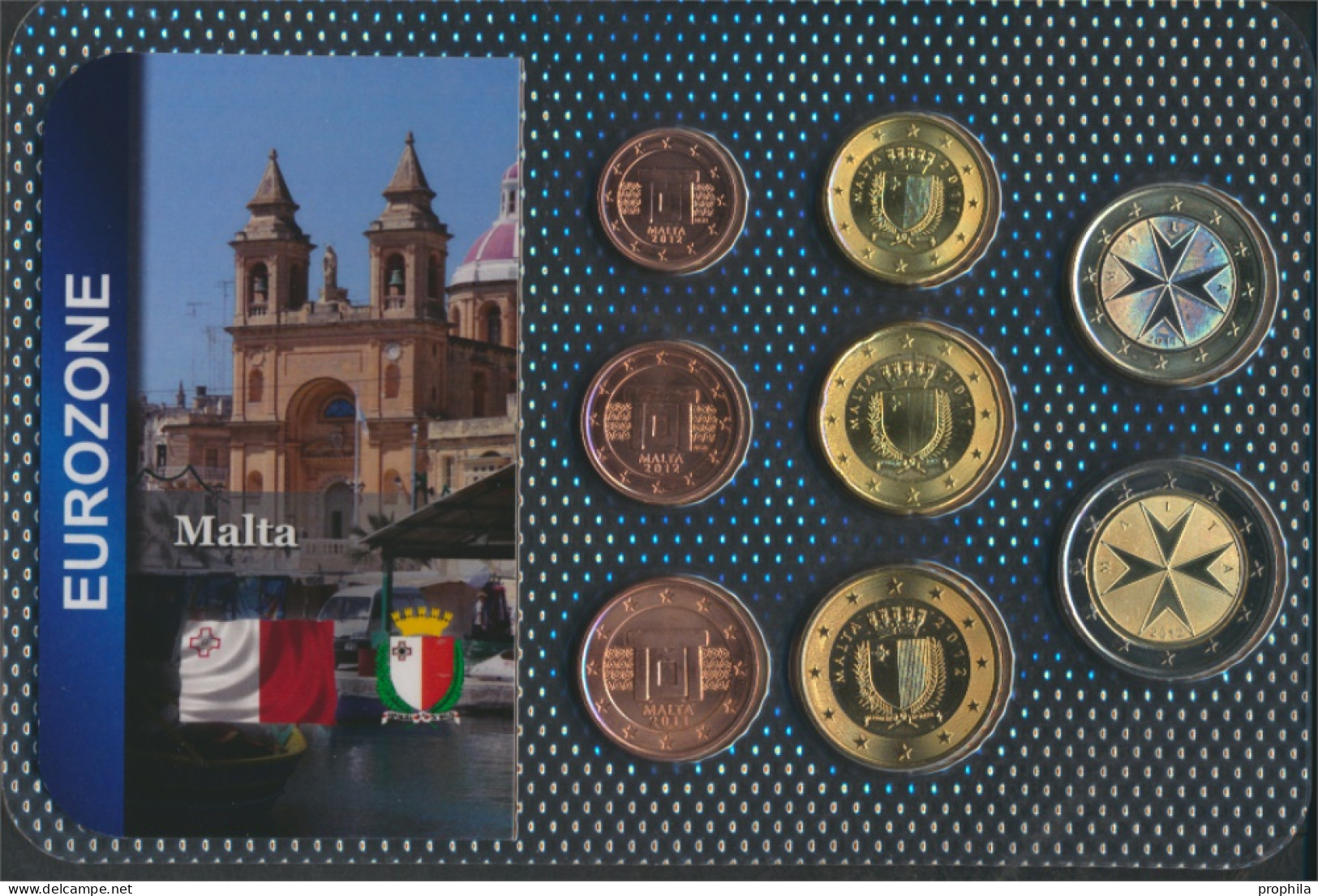 Malta Stgl./unzirkuliert Kursmünzen Stgl./unzirkuliert Ab 2008 1 Cent Bis 1 Euro (10092144 - Malta
