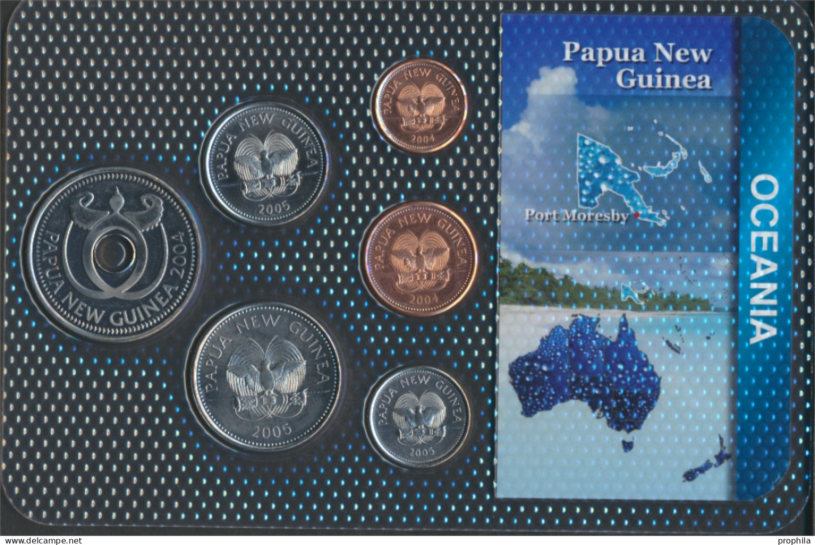 Papua-Neuguinea Stgl./unzirkuliert Kursmünzen Stgl./unzirkuliert Ab 1995 1 Toea Bis 1 Kina (10092315 - Papouasie-Nouvelle-Guinée