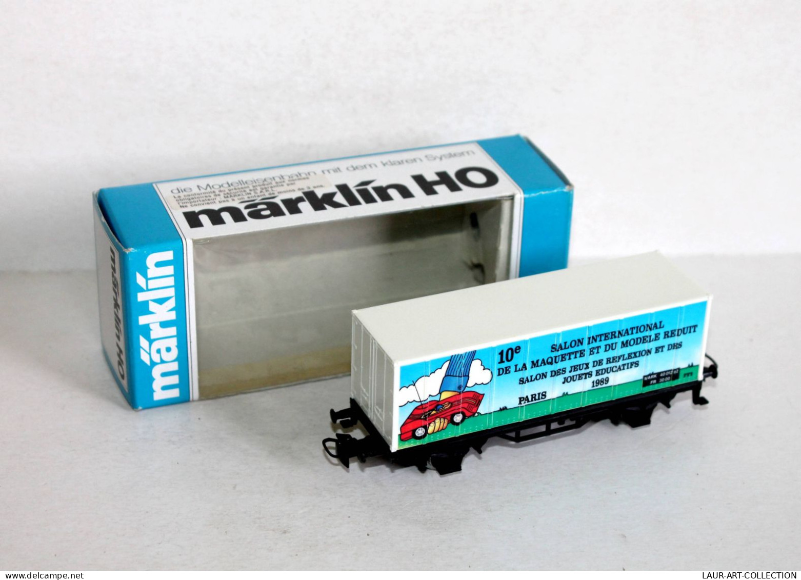 RARE MARKLIN HO, WAGON 10e SALON INTERNATIONAL DE MAQUETTE Et MODELE REDUIT 1989 - MODELE FERROVIAIRE (1505.22) - Wagons Marchandises