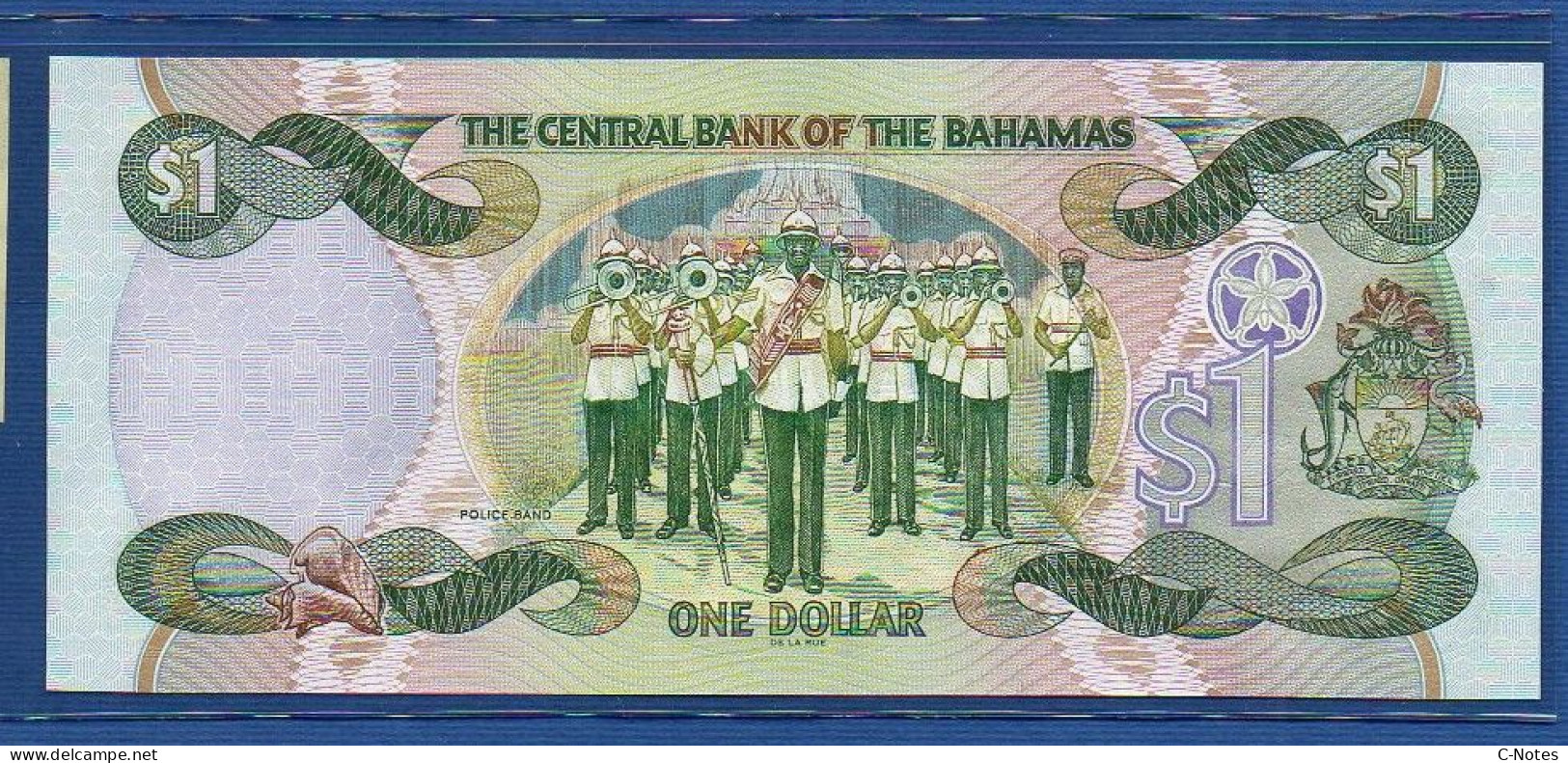 BAHAMAS - P.69 – 1 Dollar 2001 UNC, S/n DN491457 - Bahama's