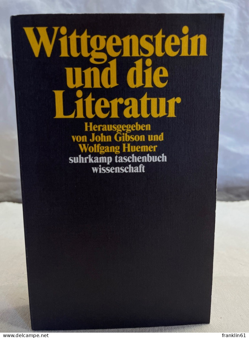 Wittgenstein Und Die Literatur. - Philosophie