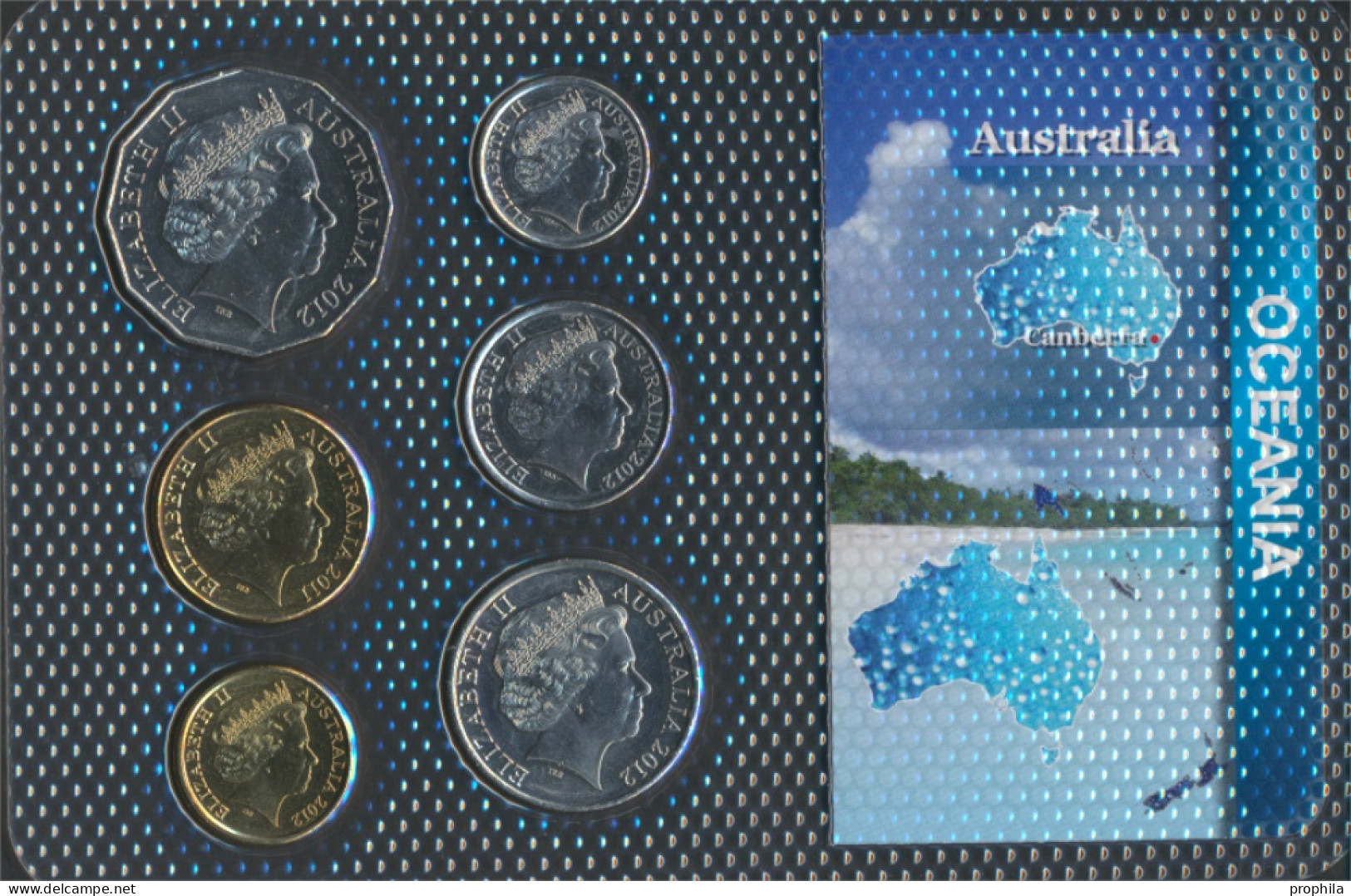 Australien Stgl./unzirkuliert Kursmünzen Stgl./unzirkuliert Ab 1999 5 Cents Bis 2 Dollars (10091212 - Ongebruikte Sets & Proefsets