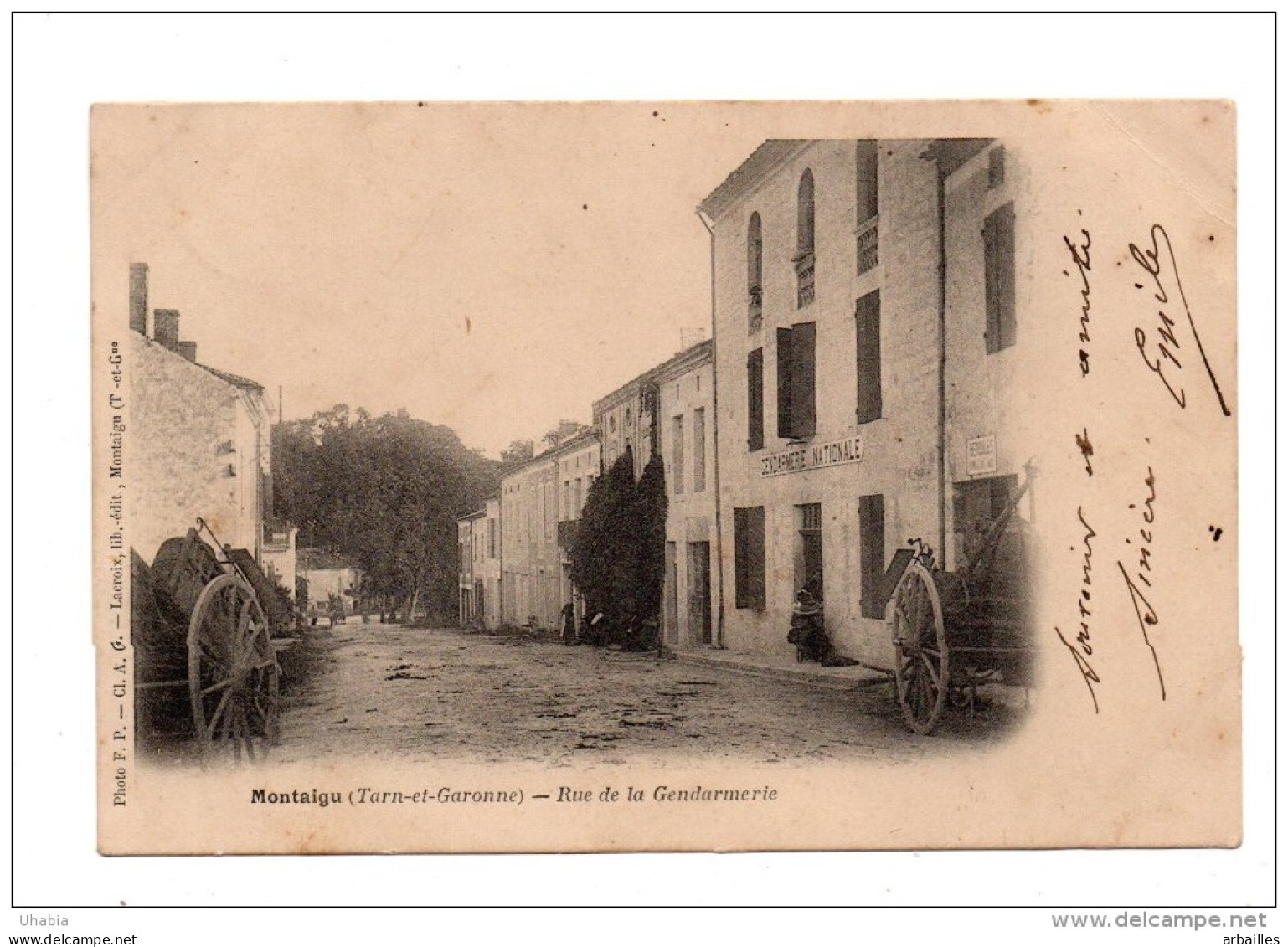 Montaigu. Rue De La Gendarmerie. - Montaigu De Quercy