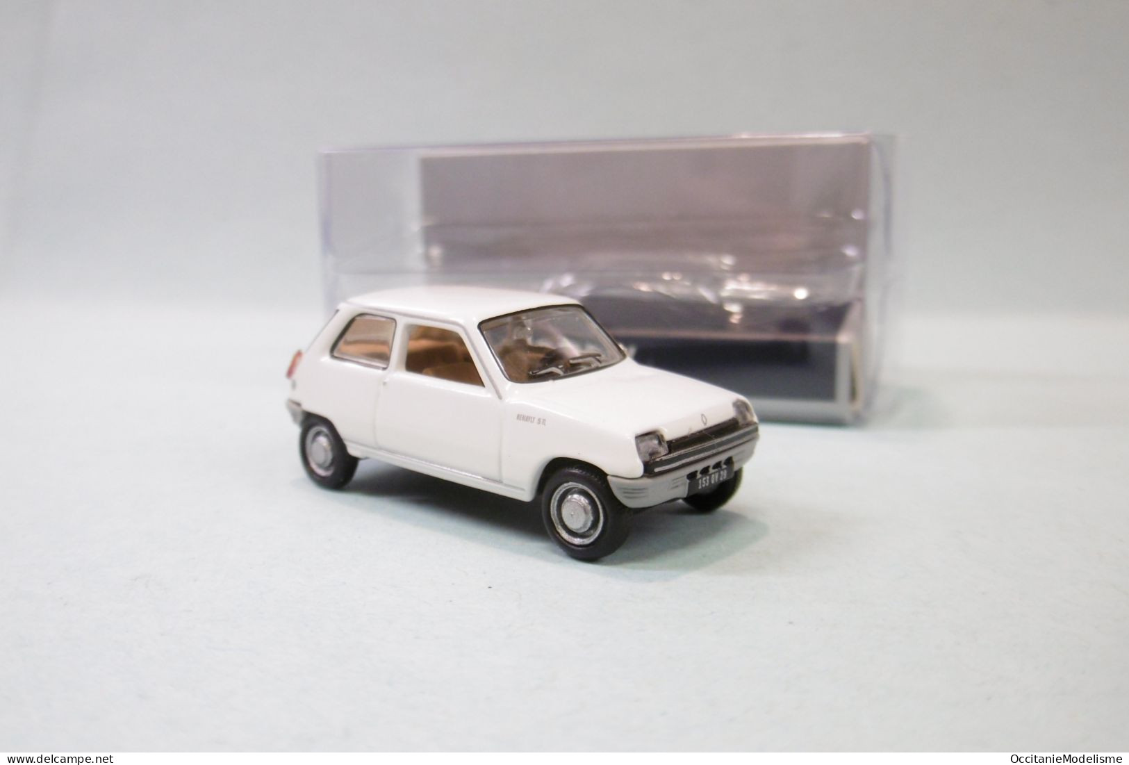 Norev - RENAULT 5 R5 TL 1972 Blanc Neuf NBO HO 1/87 - Véhicules Routiers