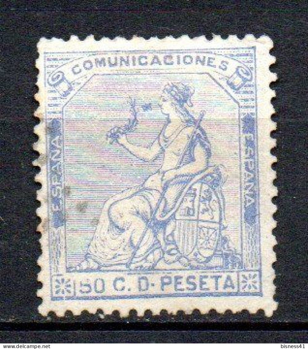 Col33 Espagne Spain 1873 N° 136 Oblitéré Cote : 9,00€ - Used Stamps