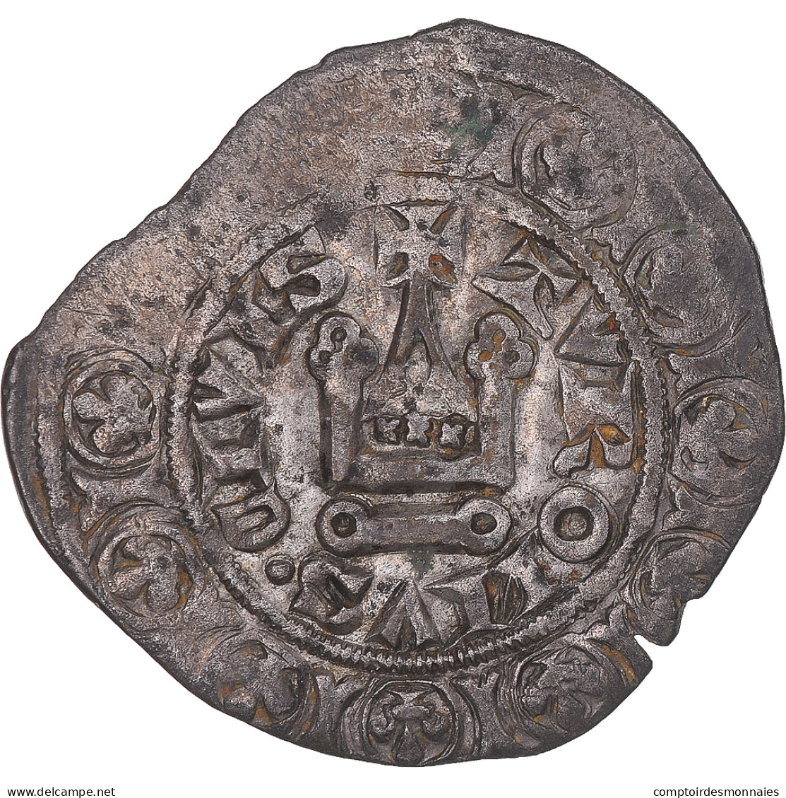 Monnaie, France, Jean II Le Bon, Gros Tournois, 1350-1364, TTB, Argent - 1350-1364 Jan II Van Frankrijk (De Goede)