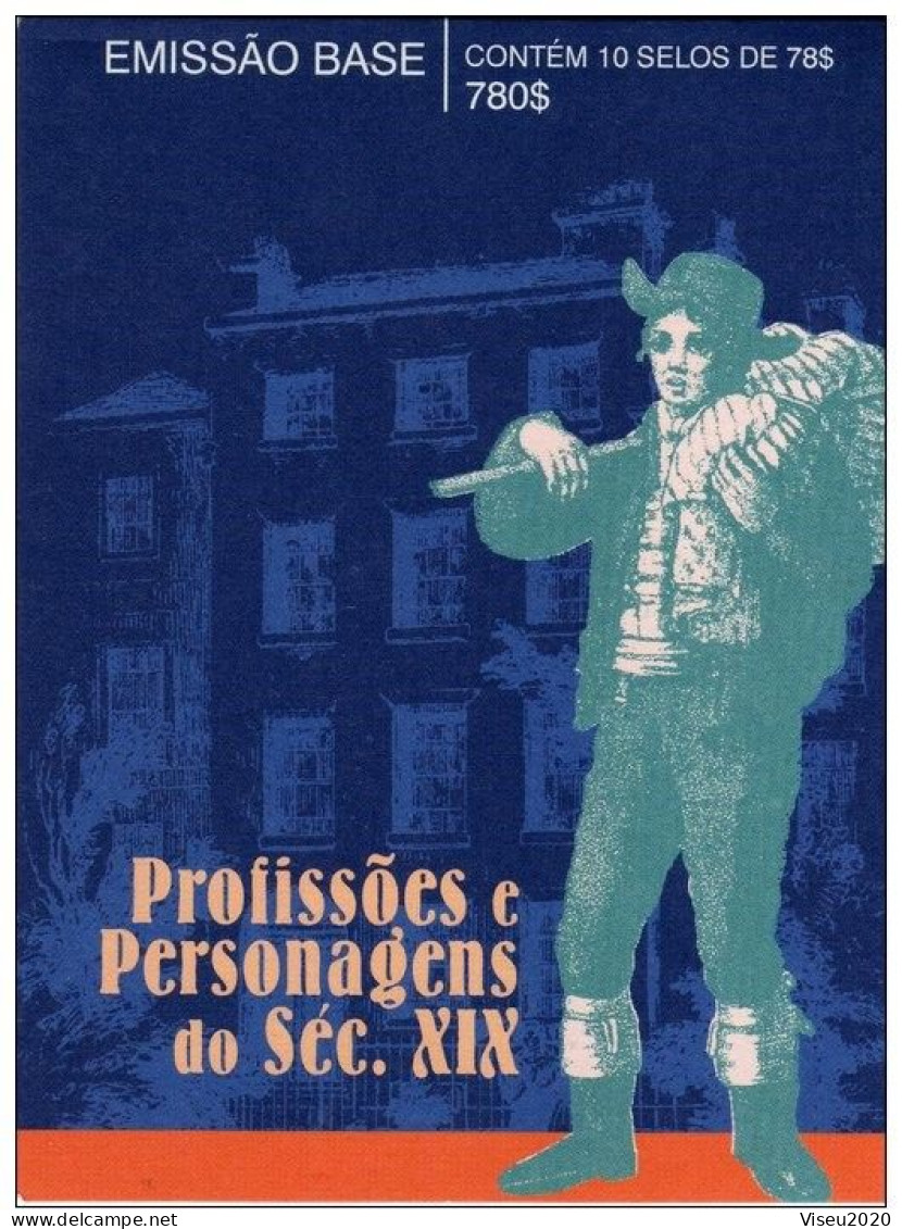 Portugal Booklet  Afinsa 101 - 1996 Profissões E Personagens Do SÉC. XIX PROFESSIONS ET PERSONNAGES PROFESSIONS - Booklets