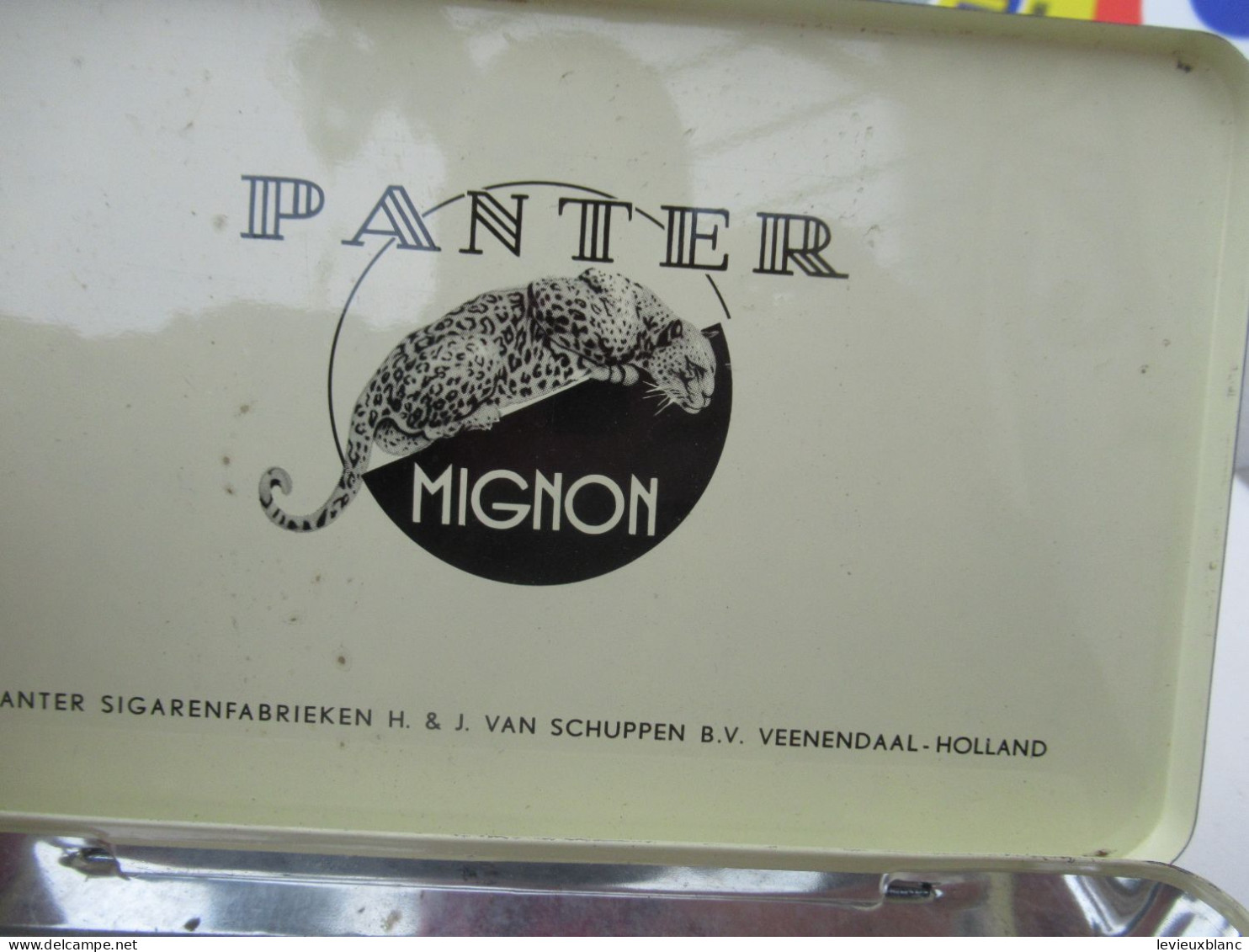 Boite Publicitaire Métallique/PANTER Mignon/50 Cigarillos / Made In HOLLAND/ Vers 1950-1980      BFPP264 - Scatole