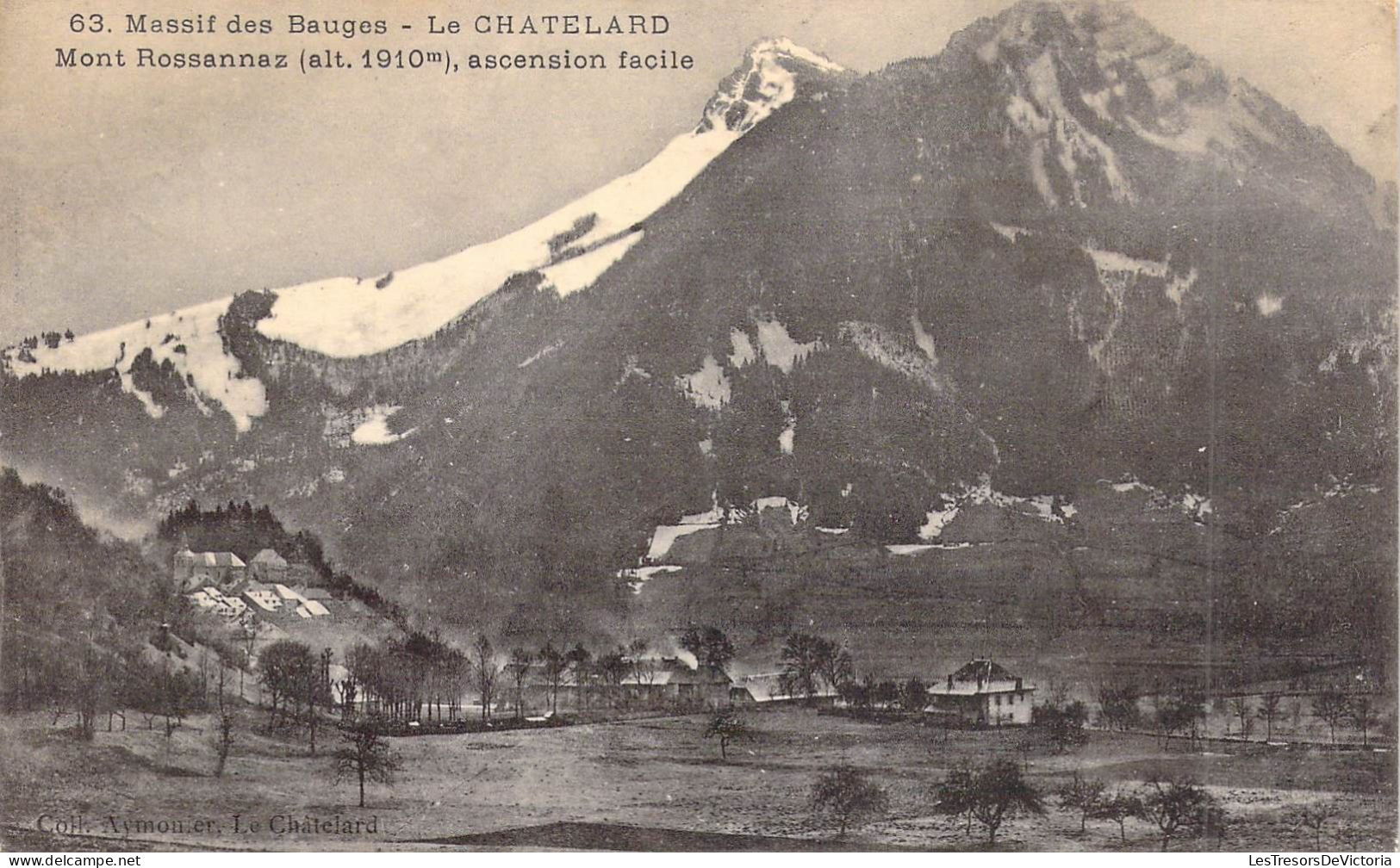 FRANCE - 73 - LE CHATELARD - Mont Rossannez Ascension Facile  - Carte Postale Ancienne - Le Chatelard