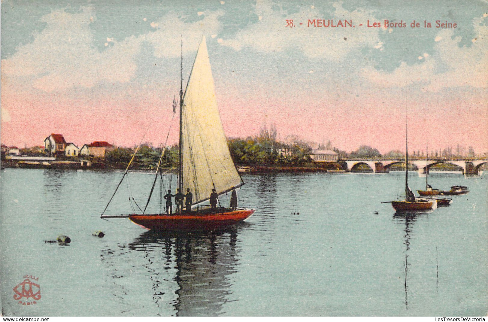 FRANCE - 78 - MEULAN - Les Bords De La Seine - Bateau - Carte Postale Ancienne - Meulan