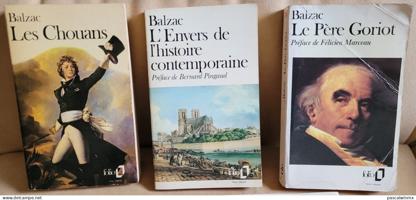 Lot De 7 Livres De Poche : BALZAC - Wholesale, Bulk Lots