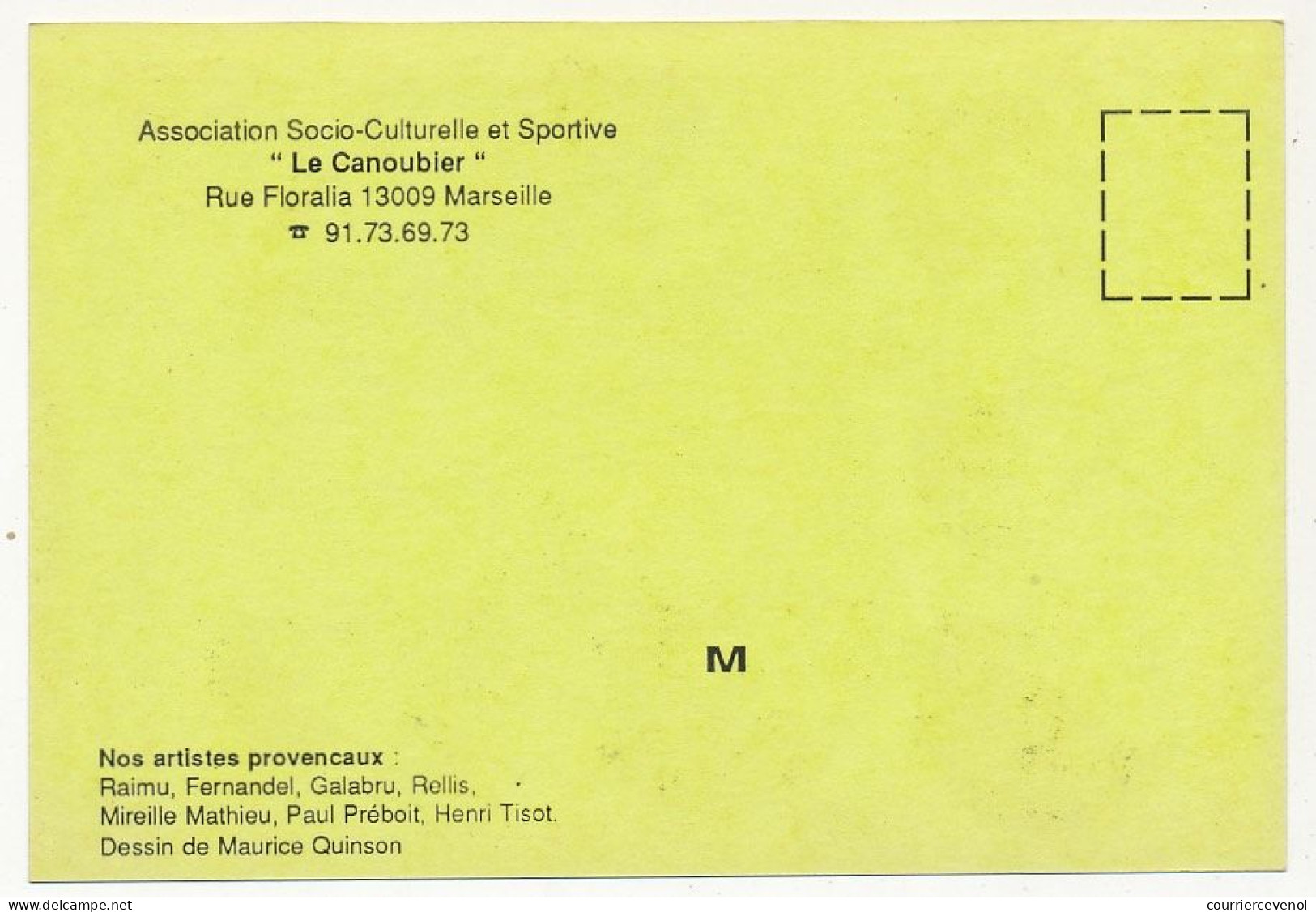 CPM - MARSEILLE (B Du R) - Marseille Bonneveine - 1er Mai 1988 - "Cartes à Jouets" Dessin De Quinson - Quartiers Sud, Mazargues, Bonneveine, Pointe Rouge, Calanques