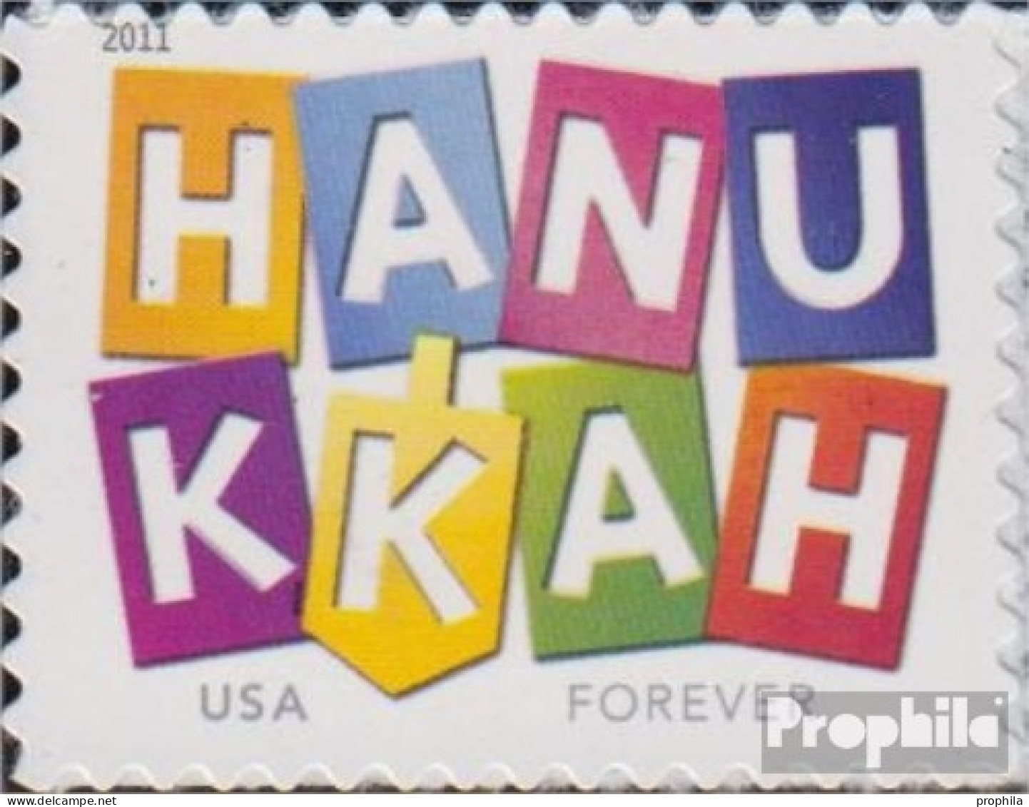 USA 4769 (kompl.Ausg.) Postfrisch 2011 Chanukka - Ongebruikt
