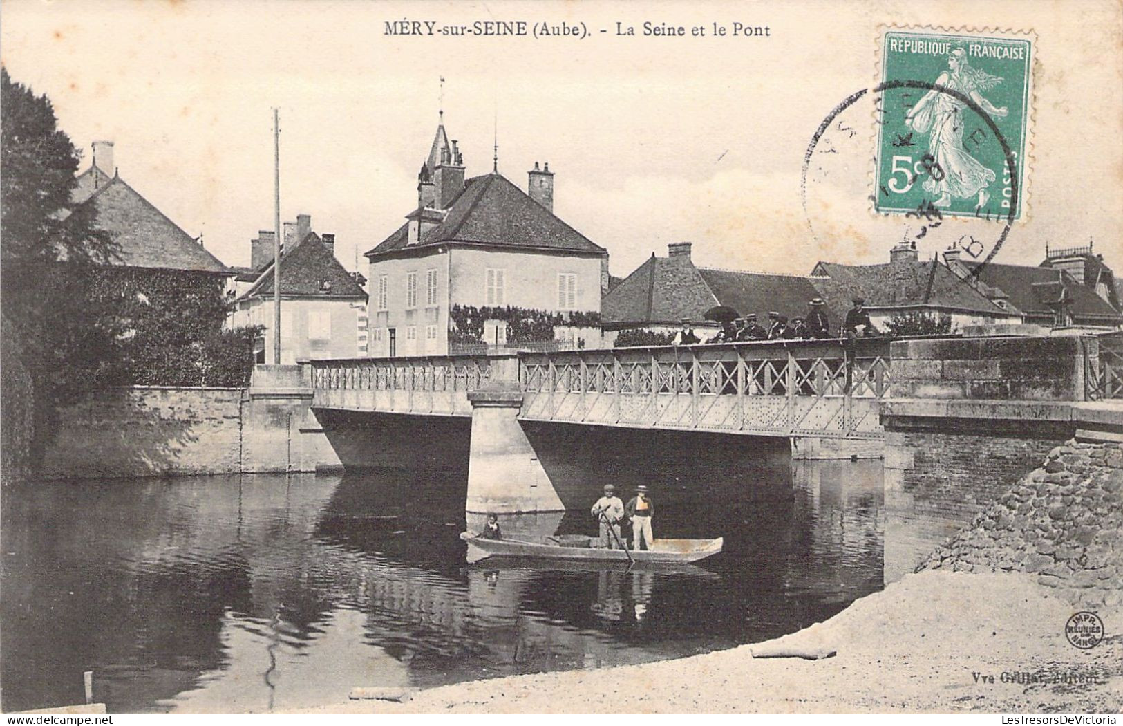 FRANCE - 10 - MERY Sur SEINE - La Seine Et Le Pont - Carte Postale Ancienne - Sonstige & Ohne Zuordnung