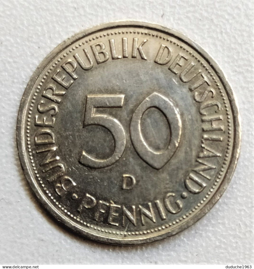 Allemagne. 50 Pfennig 1989 D - 50 Pfennig