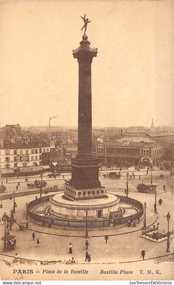 FRANCE - 75 - PARIS - Place De La Bastille - Carte Postale Ancienne - Other Monuments