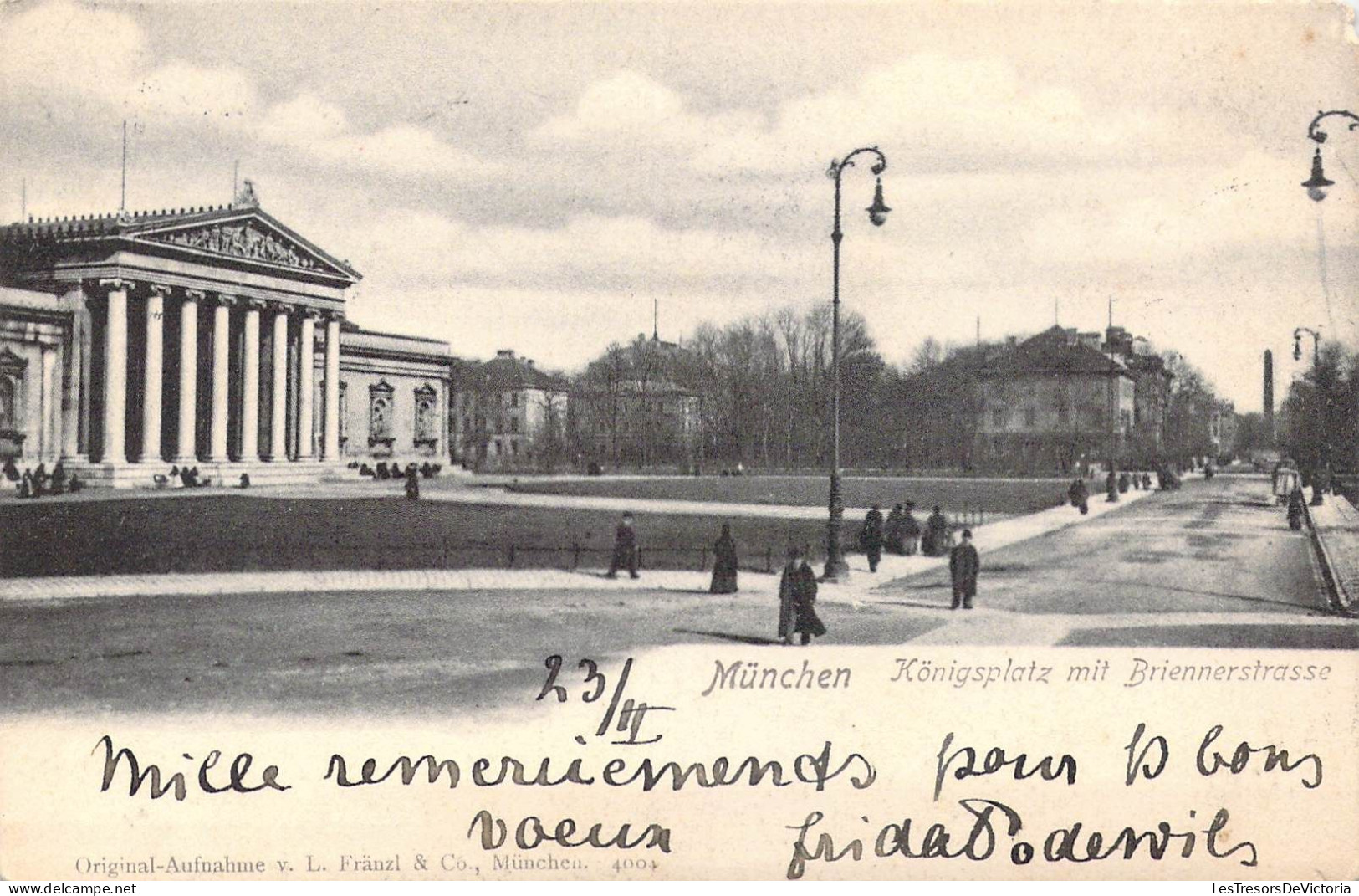 ALLEMAGNE - Munchen - Konigsplatz Mit Briennerstrasse - Carte Postale Ancienne - München