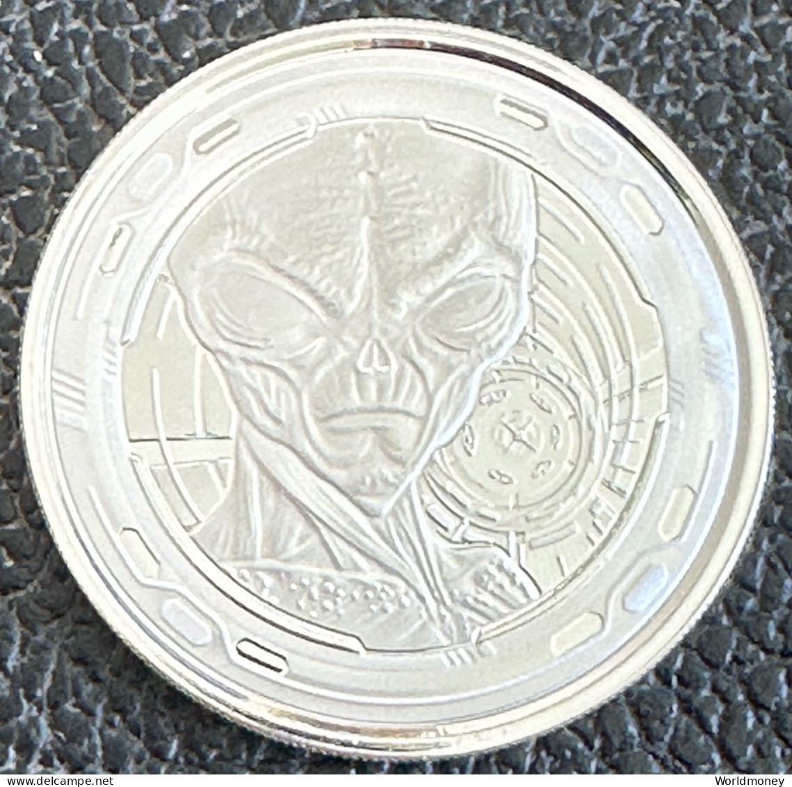 Ghana 5 Cedis 2022 "Alien" (Silver) - Ghana