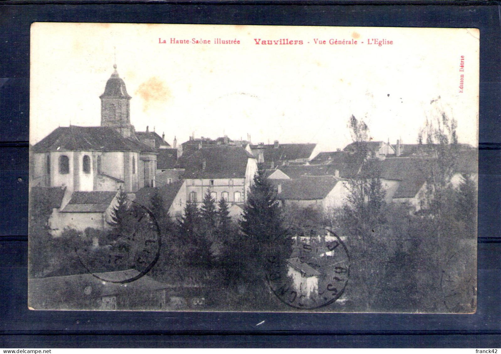 70. Vauvillers. Vue Générale. L'église - Vauvillers