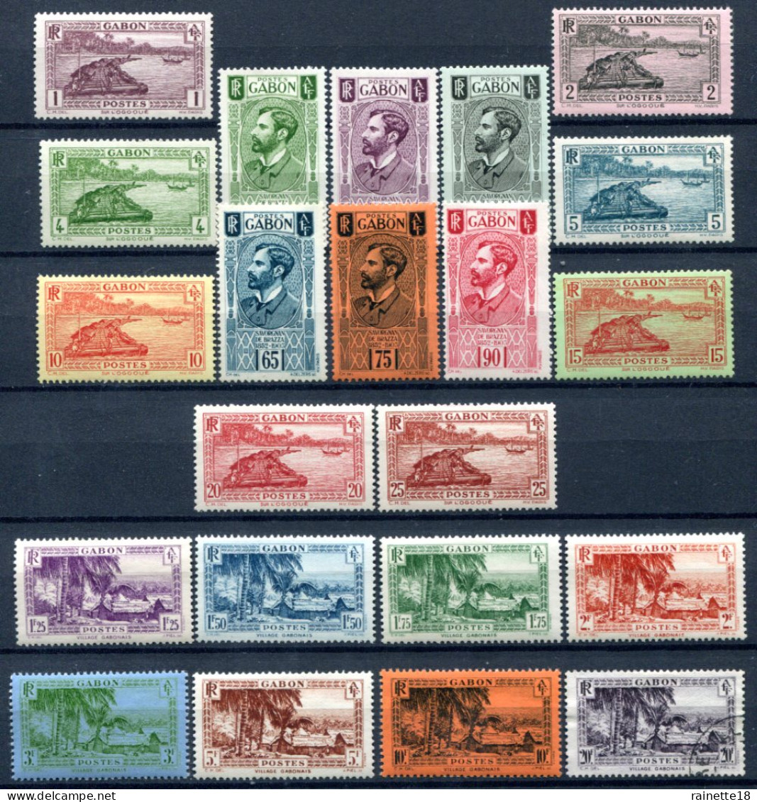 Gabon          125/146  * (le 146 Est Oblitéré) - Unused Stamps