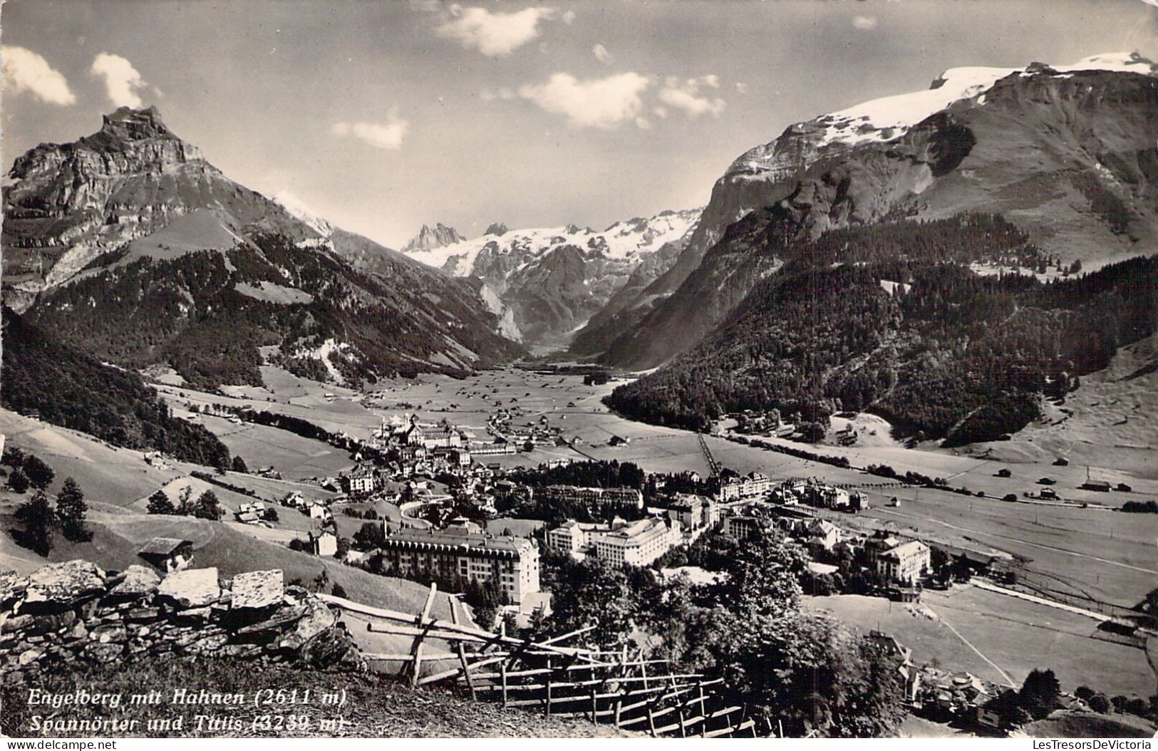 SUISSE -  Engelberg Mit Hahnen - Carte Postale Ancienne - Engelberg