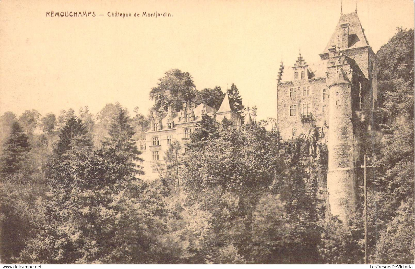 BELGIQUE - REMOUCHAMPS - Châteaux De Montjardin - Carte Postale Ancienne - Other & Unclassified