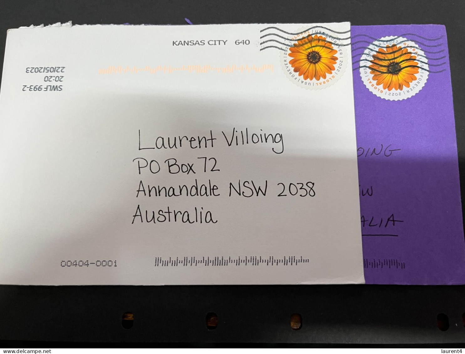 (2 R 27) 3 Letters Posted From USA To Australia - 3 Cover (posted During COVID-19) 18 X 13 Cm - Cartas & Documentos