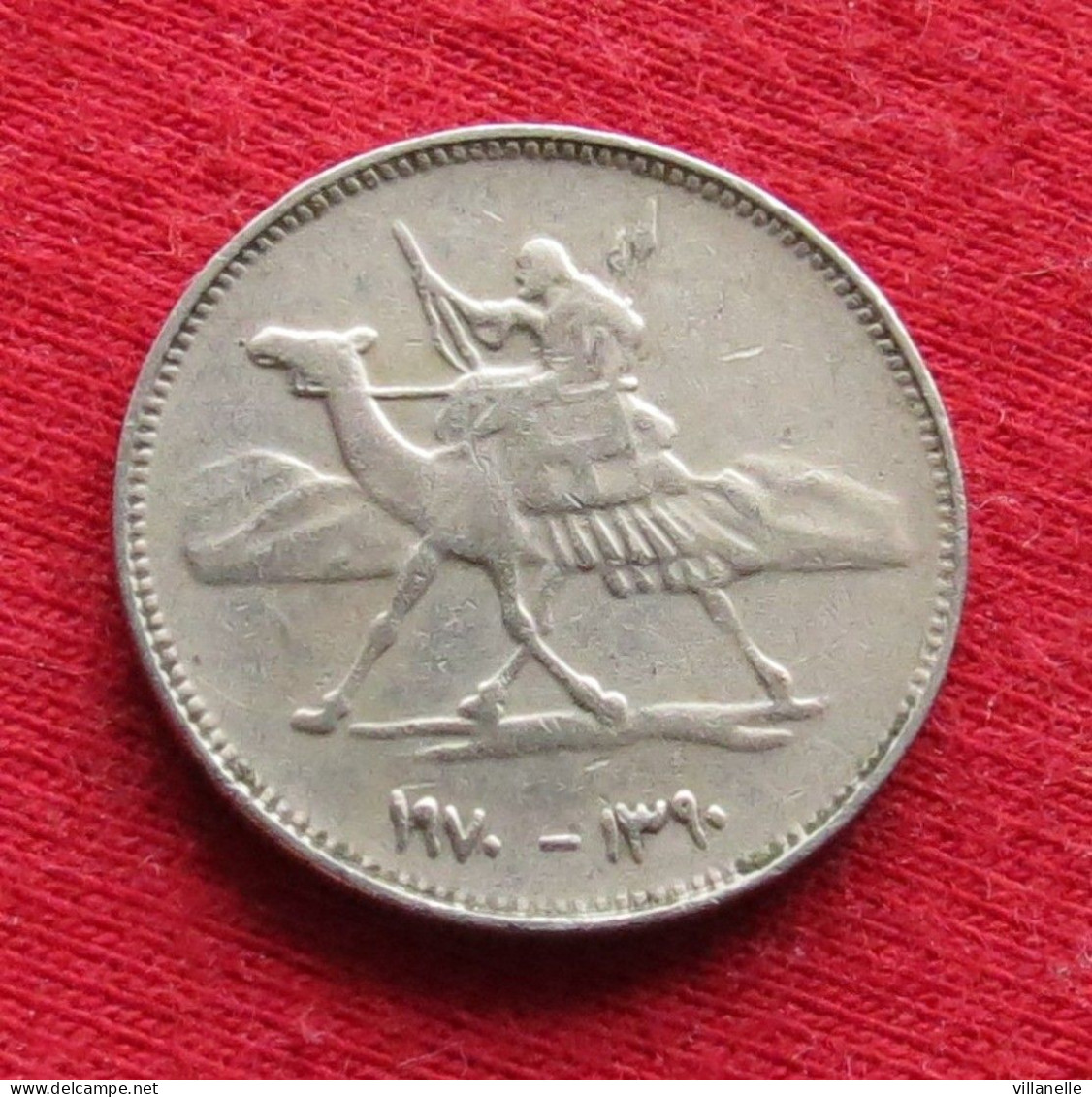Sudan 2 Ghirsh 1970 KM# 43.1 Lt 791 *VT Sudão - Soudan