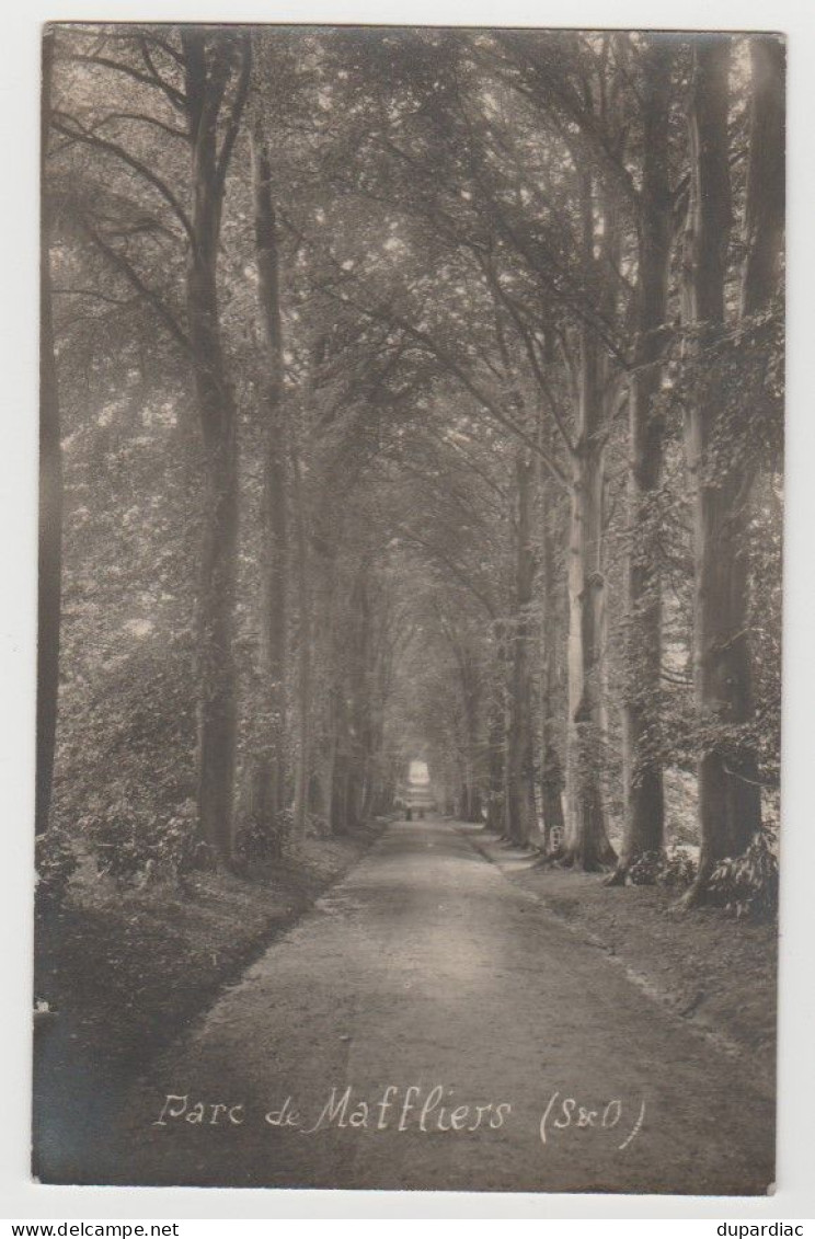 95 - Val D'Oise /  Carte Photo : Parc De MAFFLIERS. - Maffliers