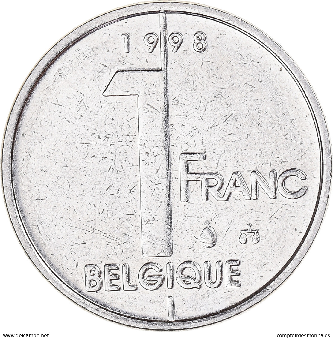 Monnaie, Belgique, Franc, 1998 - 1 Franc
