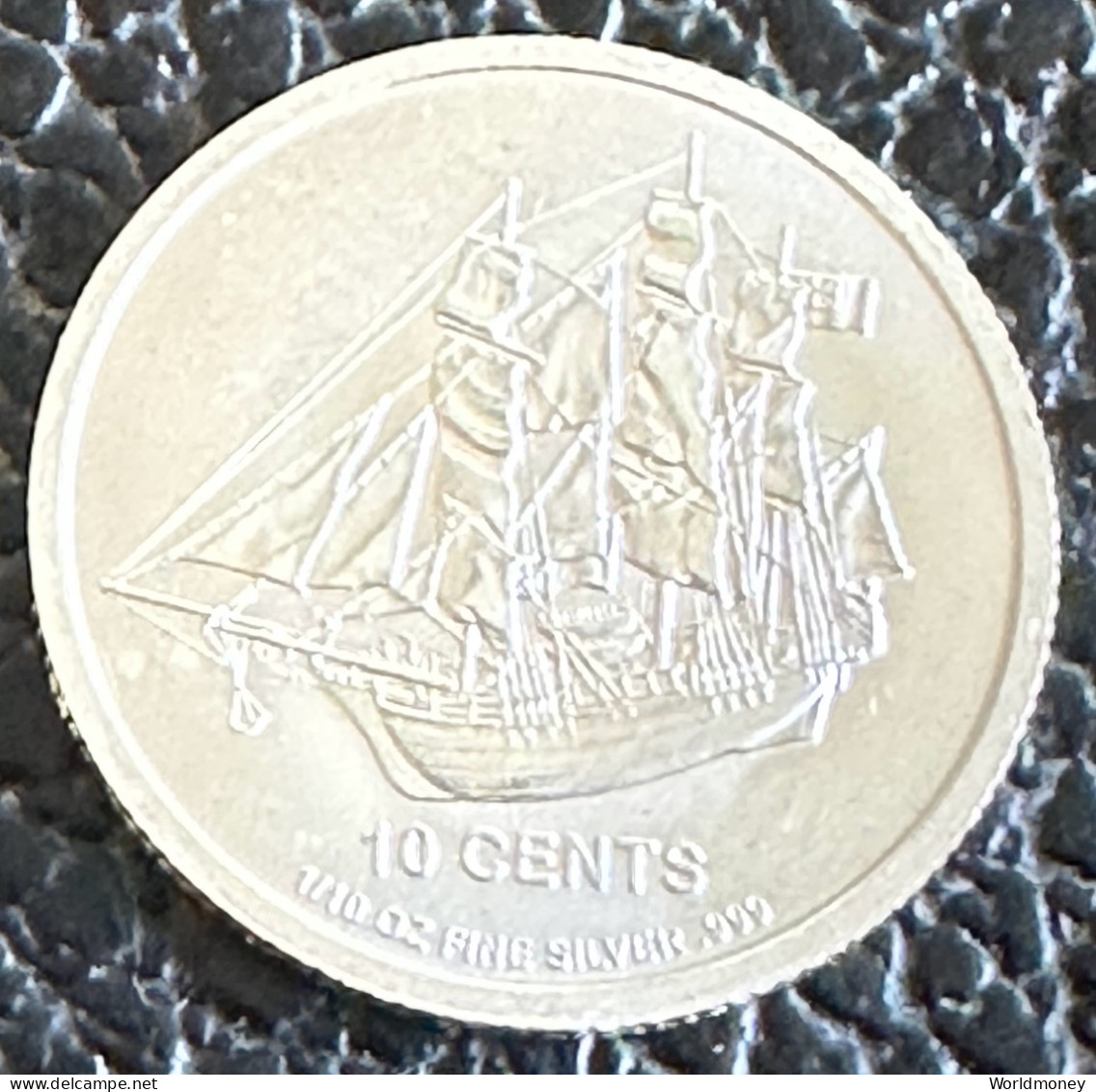 Cook Islands 10 Cents 2012 "Bounty" (SILVER) - Cookinseln