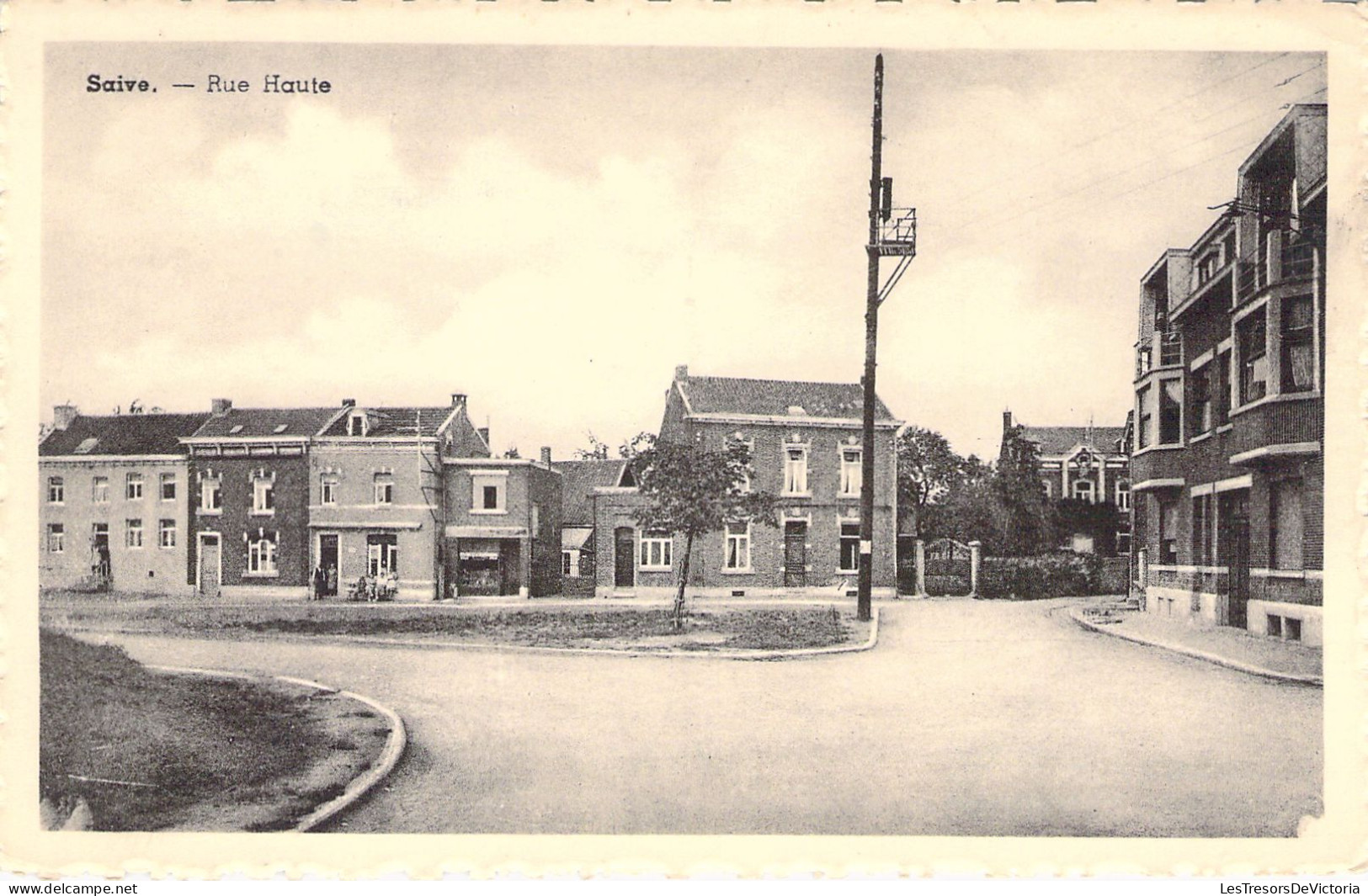 BELGIQUE - SAIVE - Rue Haute - Carte Postale Ancienne - Other & Unclassified