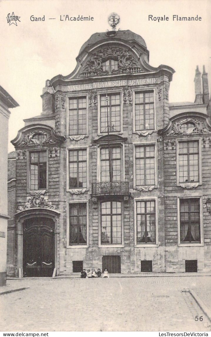 BELGIQUE - GAND - L'Académie Royale Flamande - Carte Postale Ancienne - Gent