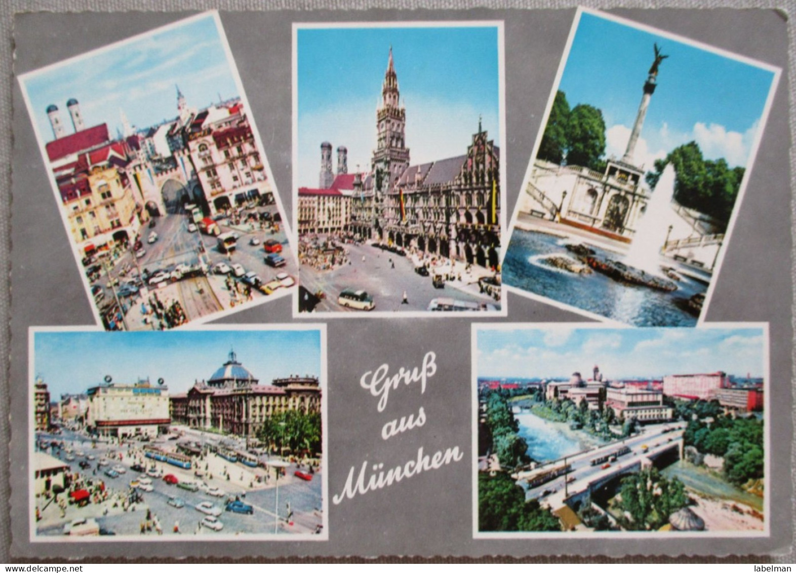 GERMANY DEUTSCHLAND MUNICH MÜNCHEN MULTI VIEW KARTE POSTKARTE POSTCARD ANSICHTSKARTE CARTE POSTALE CARD PC AK CP - Langen