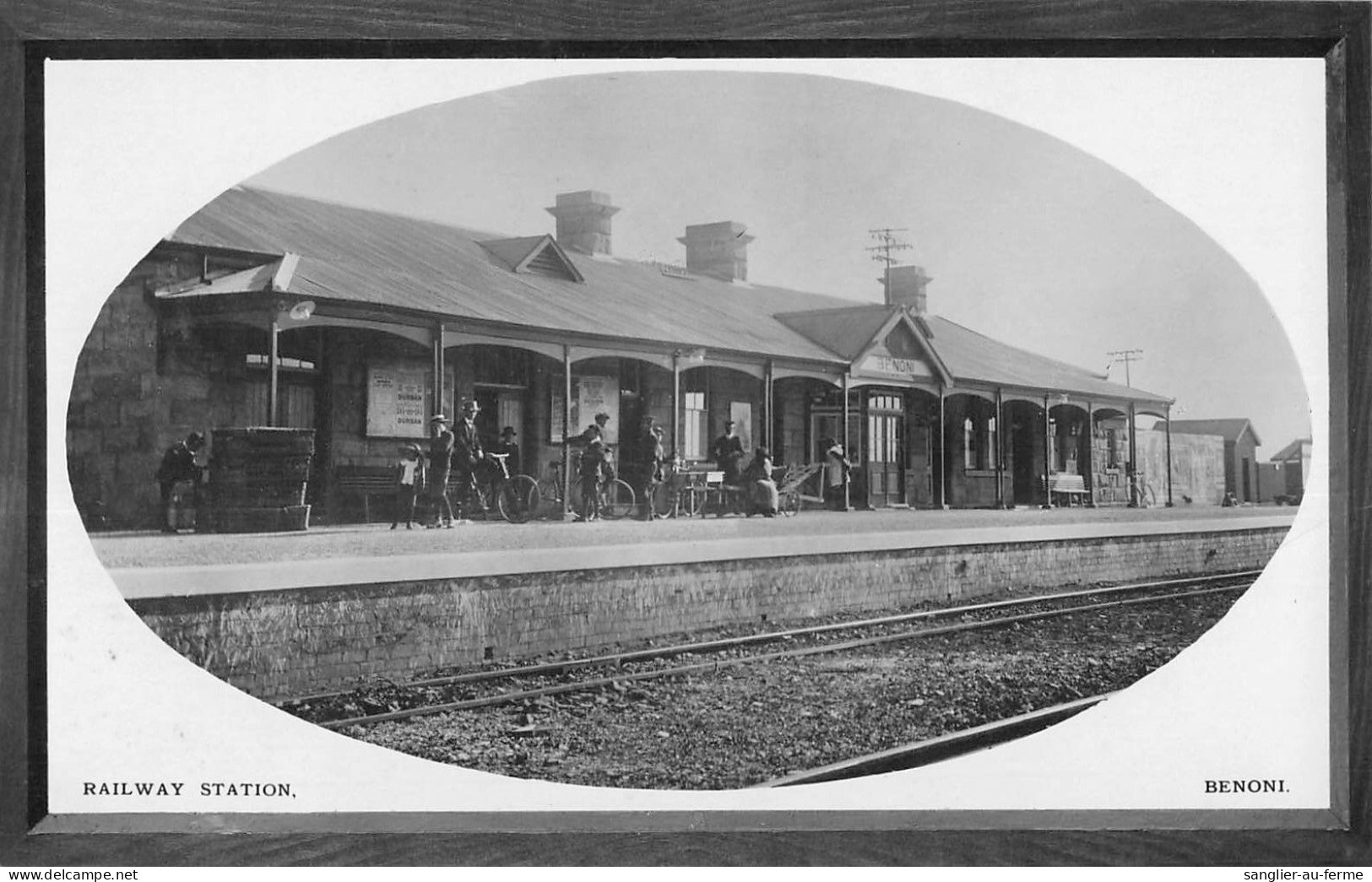 CPA AFRIQUE DU SUD RAILWAY STATION BENONI - Afrique Du Sud