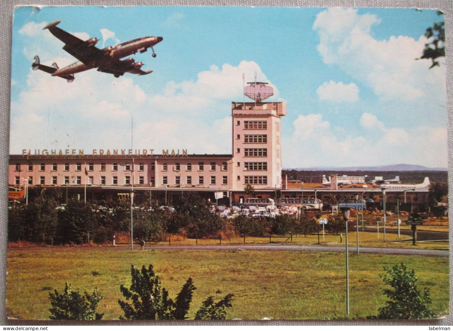 GERMANY DEUTSCHLAND FRANKFURT AM MAIN FLUGHAFEN AIRPORT CARD POSTKARTE POSTCARD ANSICHTSKARTE CARTE POSTALE PC CP AK - Langen