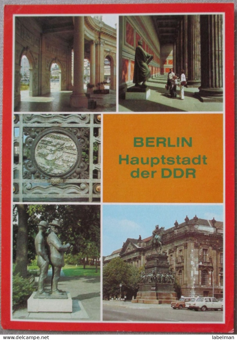 GERMANY DEUTSCHLAND BERLIN DDR HAUPSTADT MULTI VIEW POSTKARTE POSTCARD ANSICHTSKARTE CARTE POSTALE CARD PC AK CP - Langen