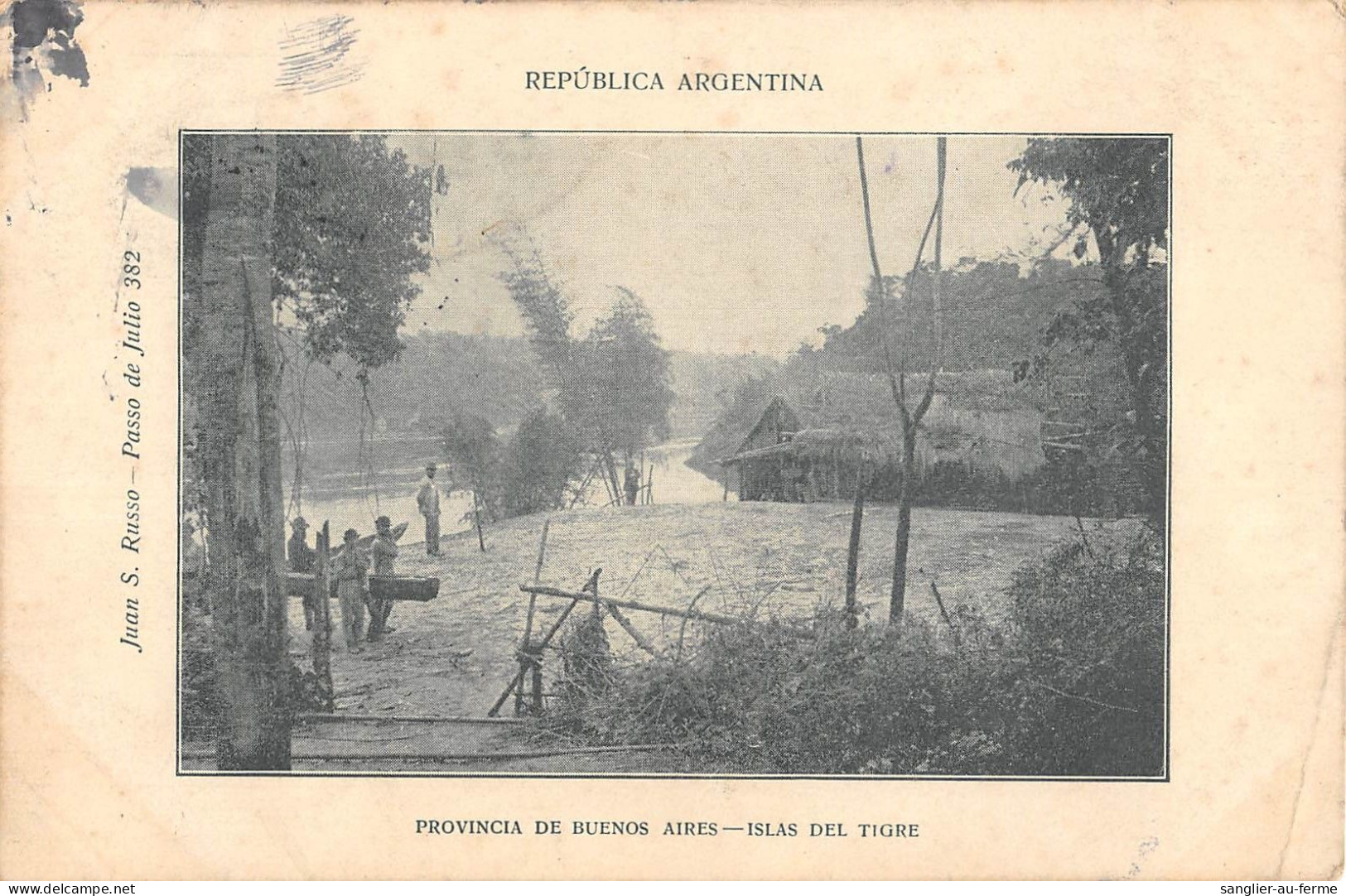 CPA ARGENTINE REPUBLICA ARGENTINA PROVINCIA DE BUENOS AIRES ISLAS DEL TIGRE - Argentina