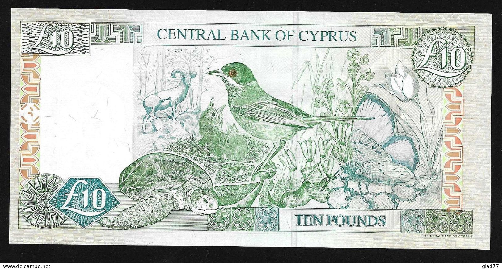 Cyprus  10 POUNDS 1.2.2001   Rare! - Chypre