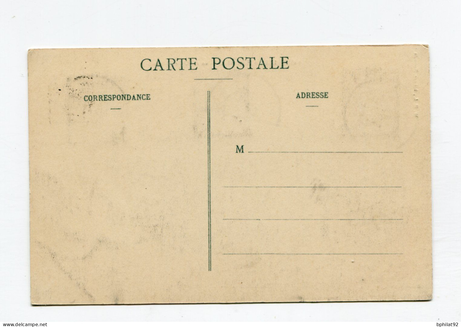 !!! NOUVELLE CALEDONIE, CACHET DE NOUMEA DE 1912 SUR CPA NON VOYAGEE - Lettres & Documents