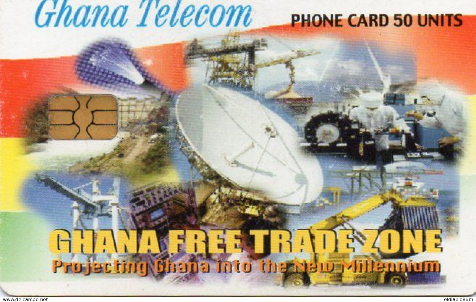 GHANA - CHIP CARD - FREE TRADE ZONE - 02/04 - Ghana