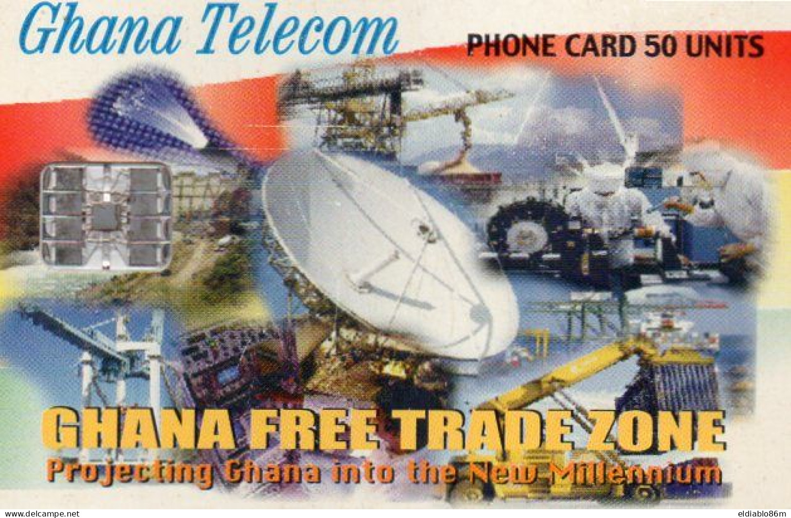 GHANA - CHIP CARD - FREE TRADE ZONE - 06/02 - Ghana