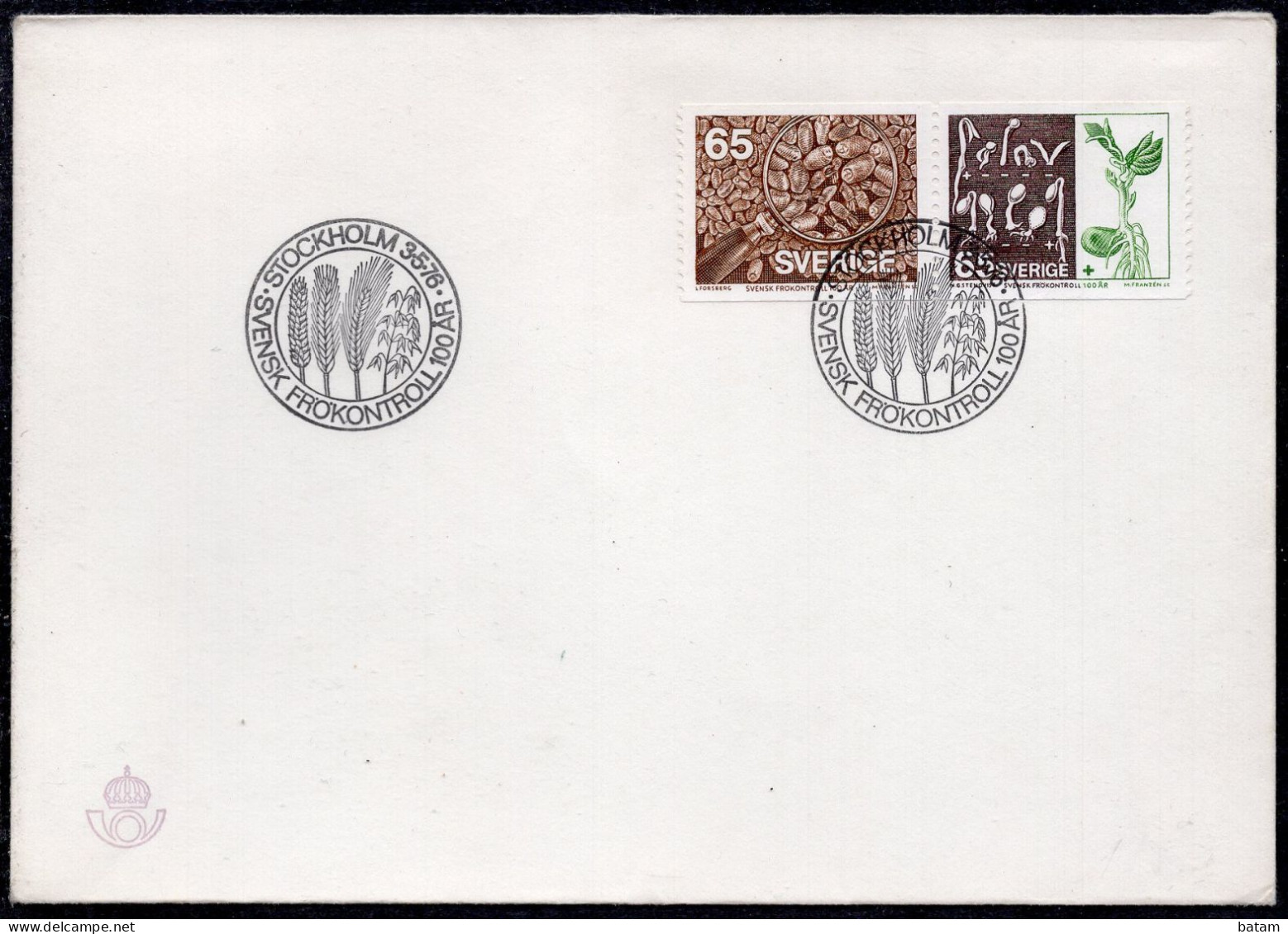 Sweden 1976 - Swedish Seed-control - Cover - Briefe U. Dokumente