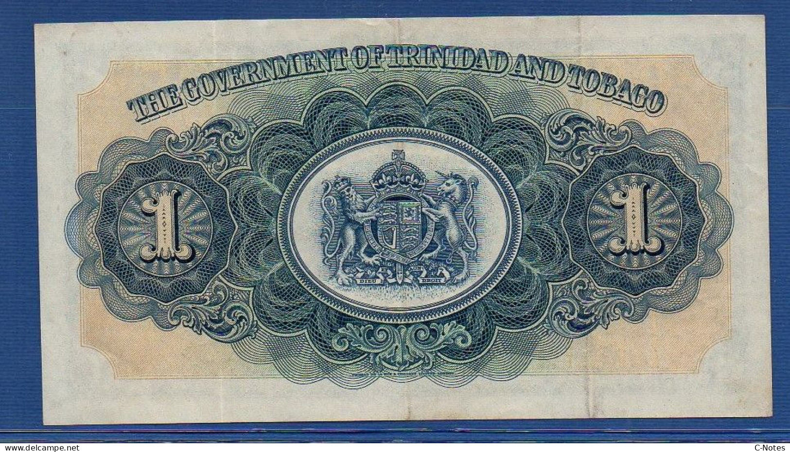 TRINIDAD & TOBAGO - P. 5c – 1 Dollar 01.05.1942 VF/XF, S/n 17D 92131 - Trinidad En Tobago