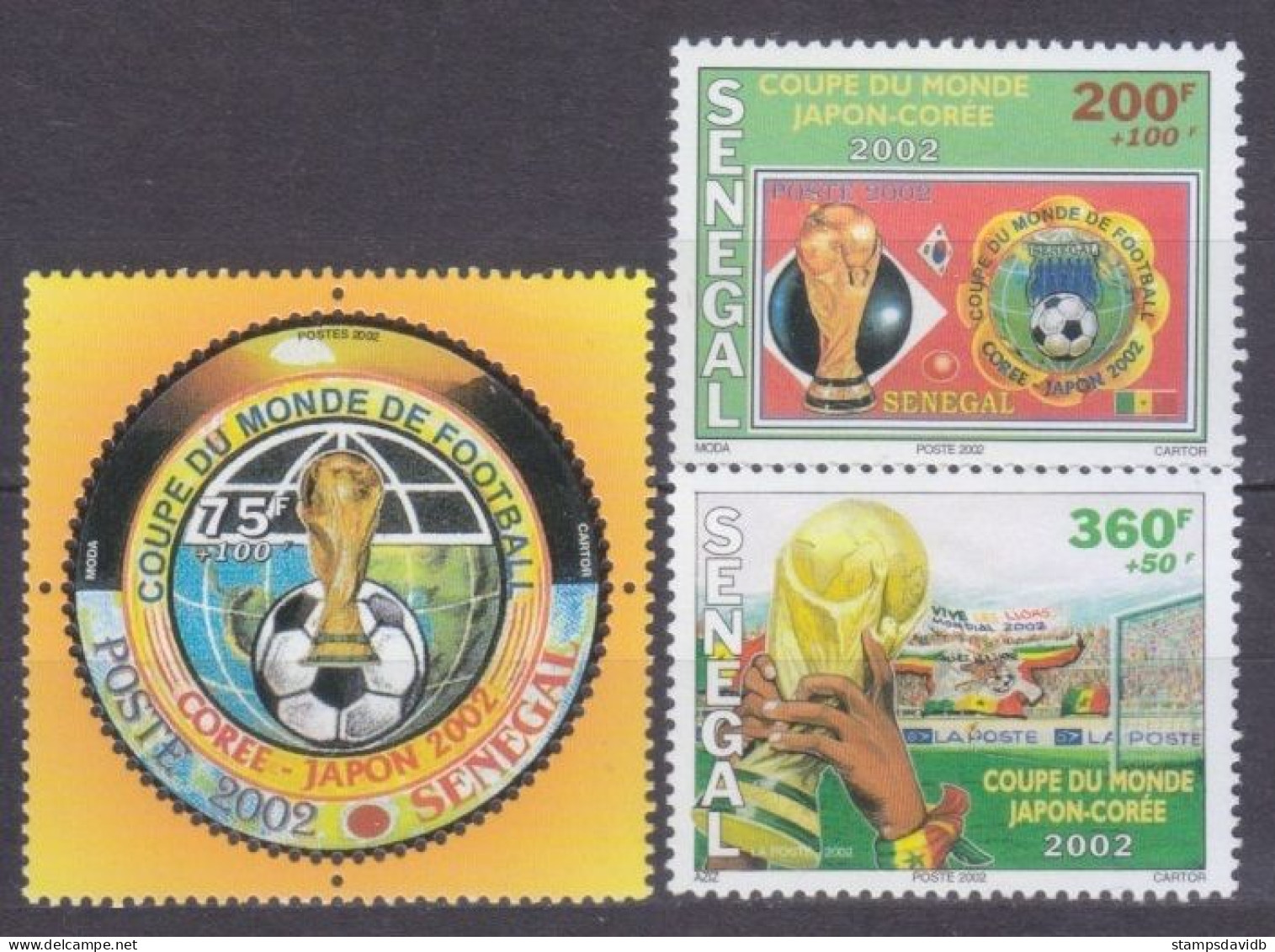 2002 Senegal 1990-91,1993 2002 FIFA World Cup In Japan And Korea - 2002 – Südkorea / Japan