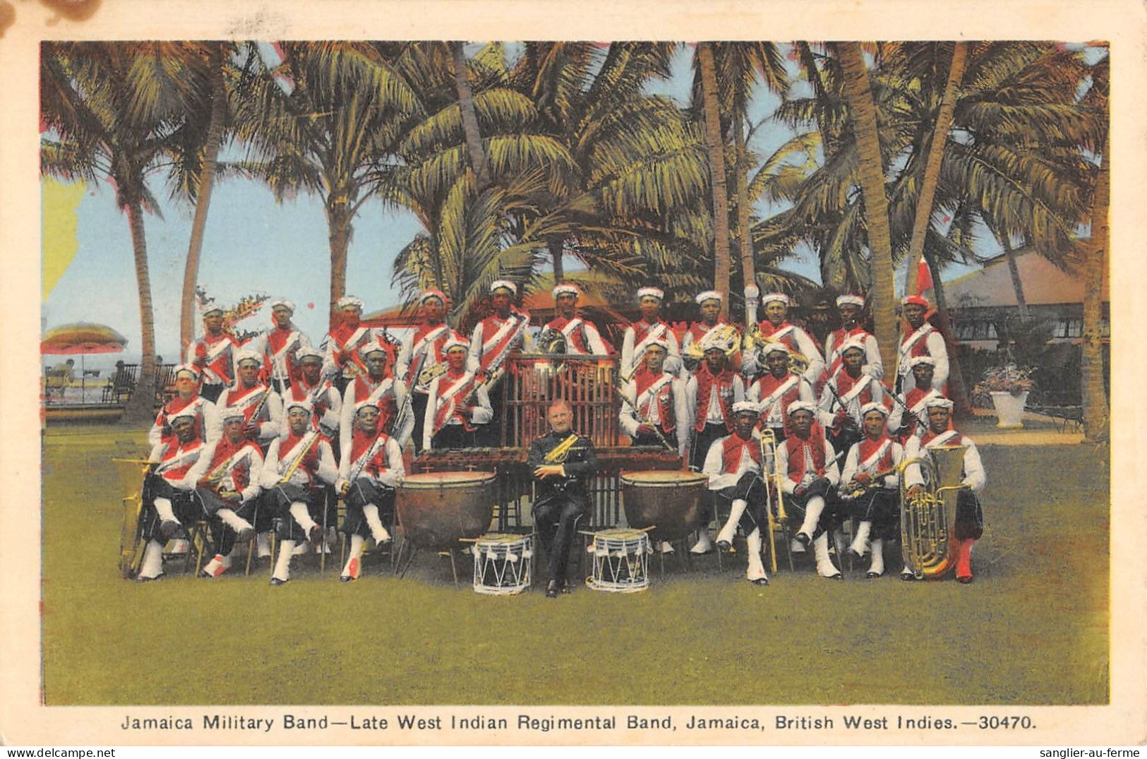 CPA ANTILLES JAMAIQUE JAMAICA MILITARY BAND - Jamaïque