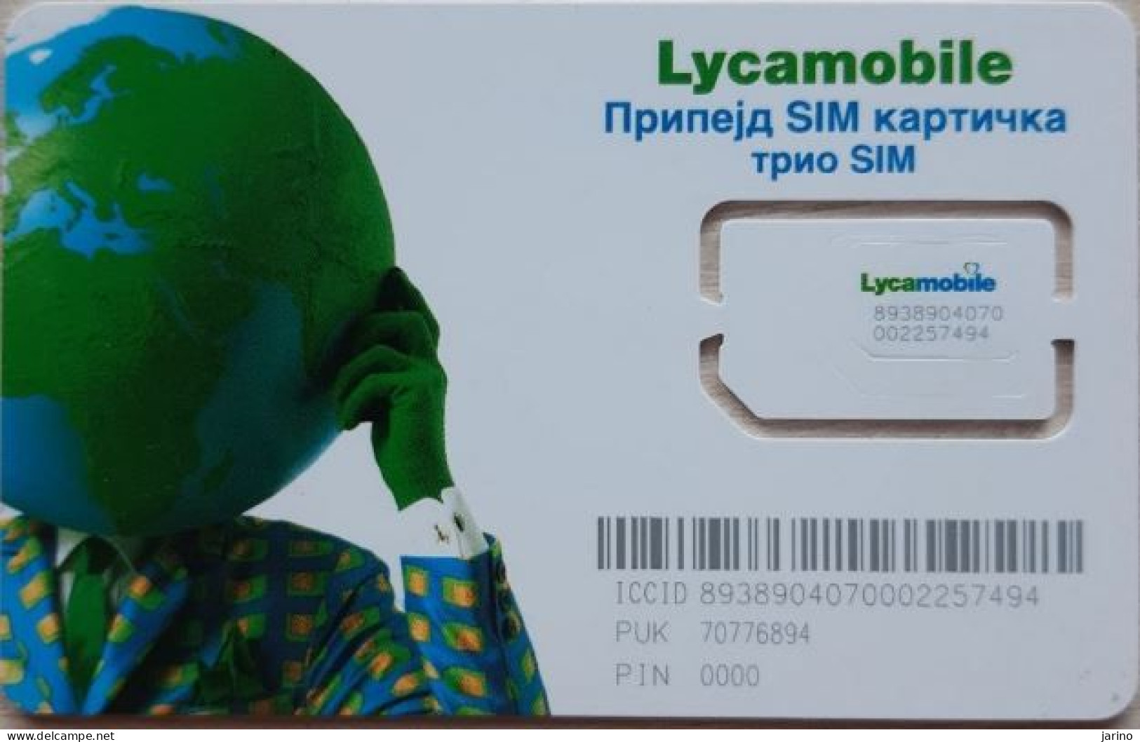 Macedonia - Macedonia SIM card Lycamobile, mint
