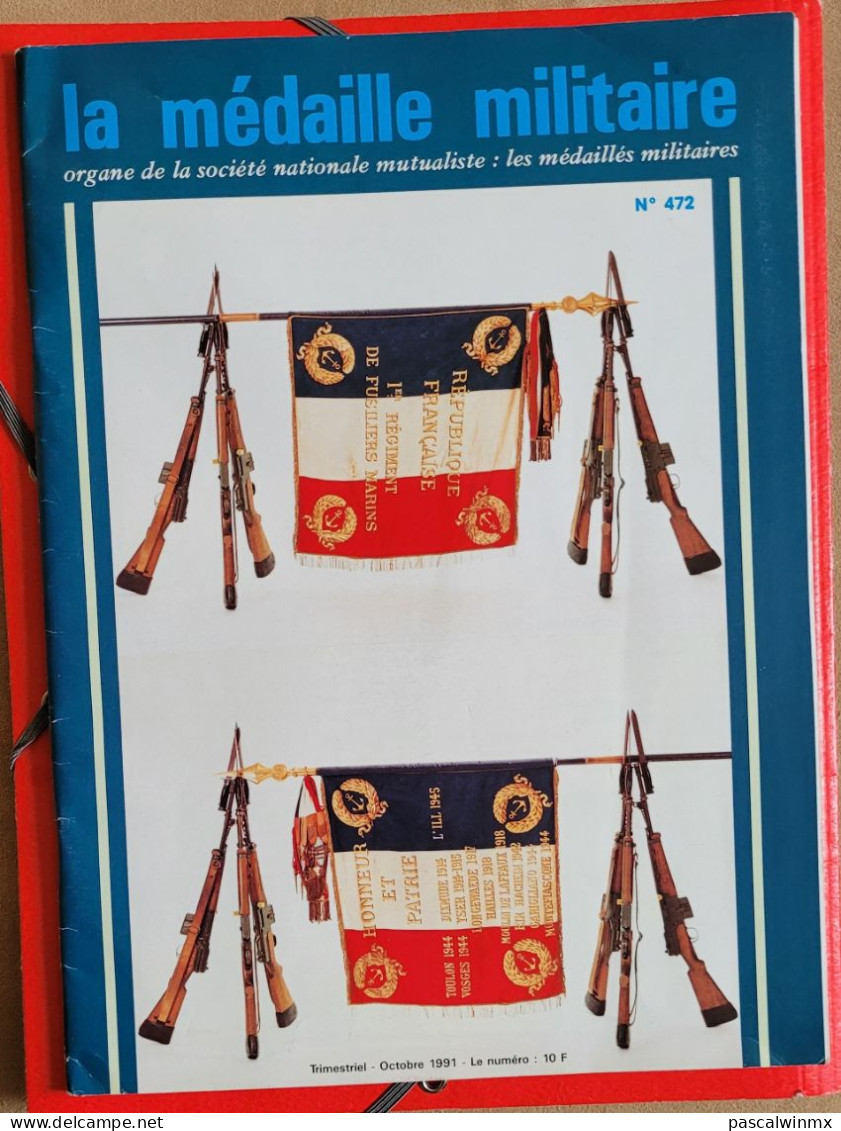 MILITARIA - Trimestriel La Médaille Militaire - N° 468 Et 470 à 475 - French